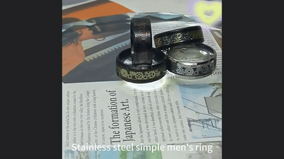 Luxurious Mechanical Gear Stainless Steel Ring